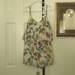 Jack white floral romper